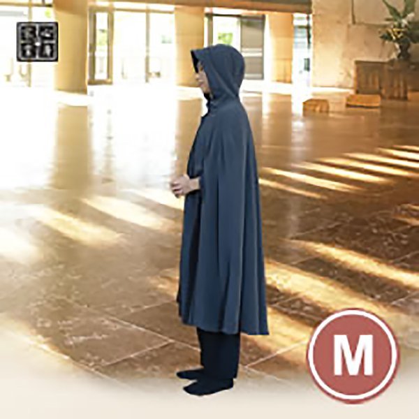 禪修斗篷-深灰色（尺寸：M）適用身高165公分以下（男女適用）