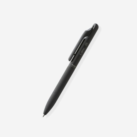 Pentel Calme 靜暮 單色輕油性筆0.7mm | 黑桿 (黑字)