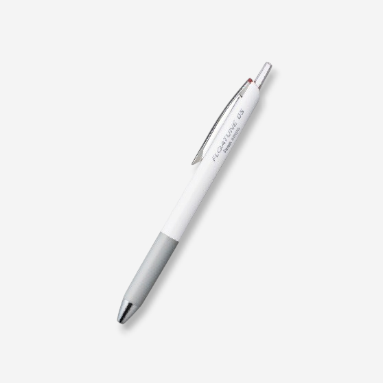 Pentel FLOATUNE 按壓式輕滑鋼珠筆 0.5 mm | 紅色