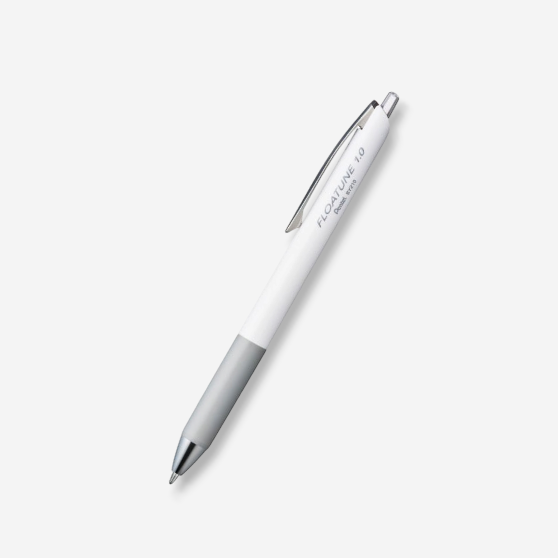 Pentel FLOATUNE 按壓式輕滑鋼珠筆 1.0 mm | 黑色