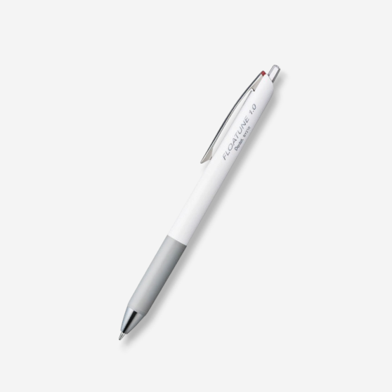 Pentel FLOATUNE 按壓式輕滑鋼珠筆 1.0 mm | 紅色
